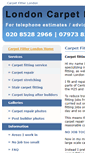 Mobile Screenshot of carpet-fitter-london.co.uk