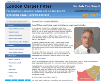Tablet Screenshot of carpet-fitter-london.co.uk